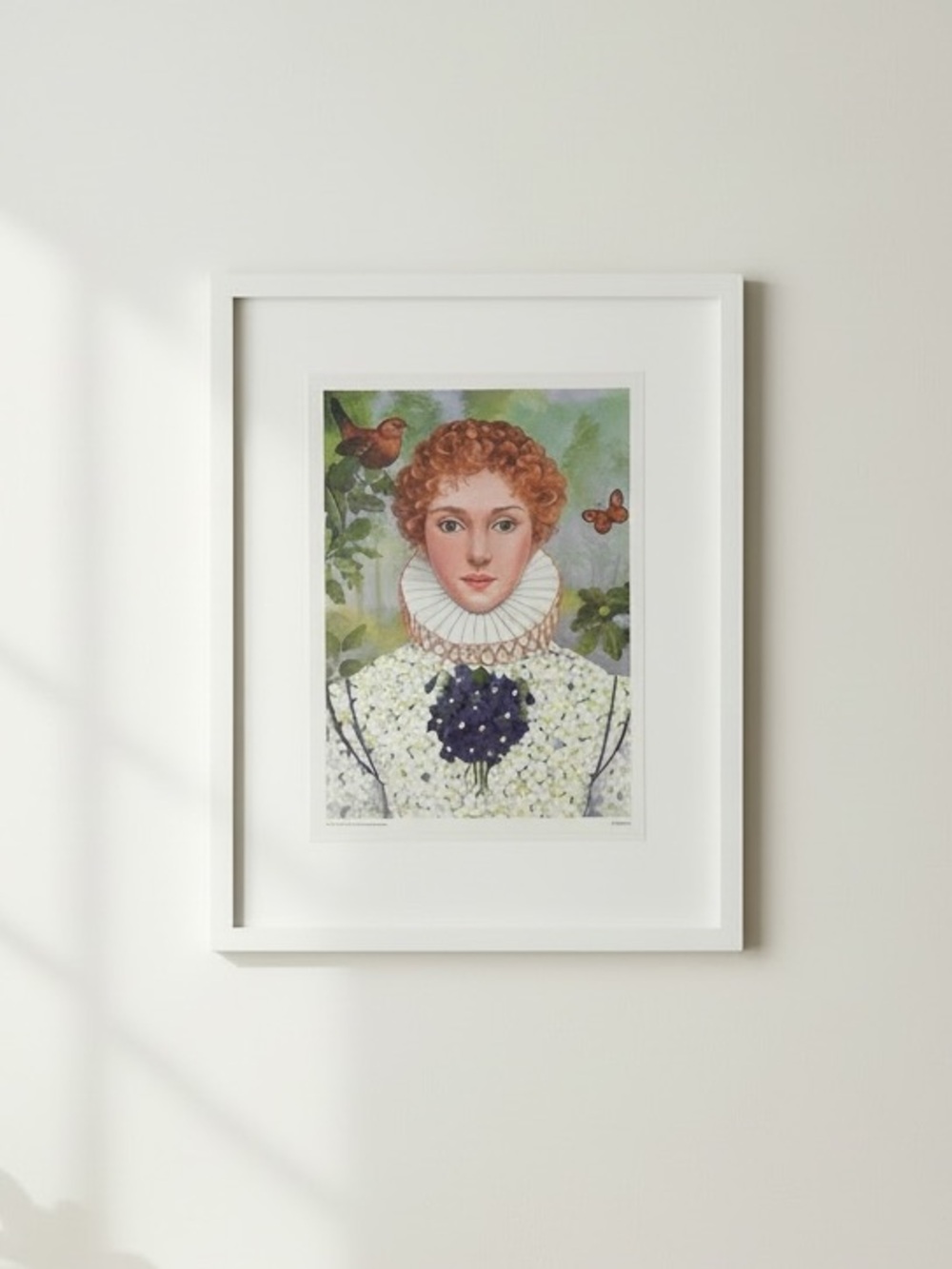🪻Ffern Spring 2025 Framed Art Print ~ Violet by Lizzie Riches